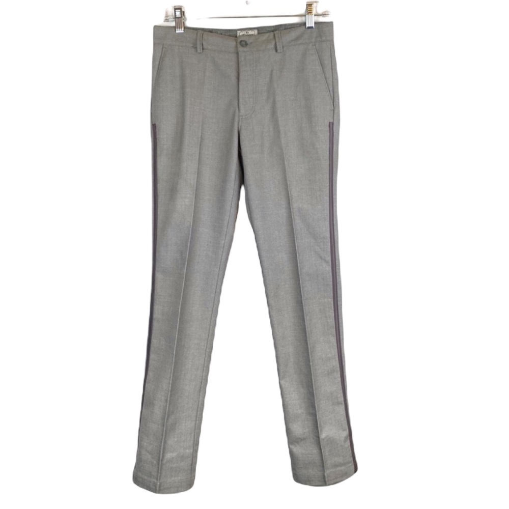 La Miniatura Tuxedo Style Herringbone Trouser